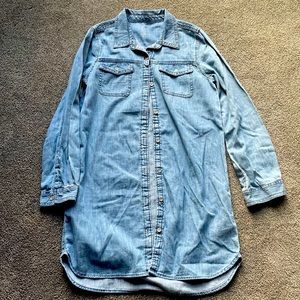Large little girls denim dress (GAP)